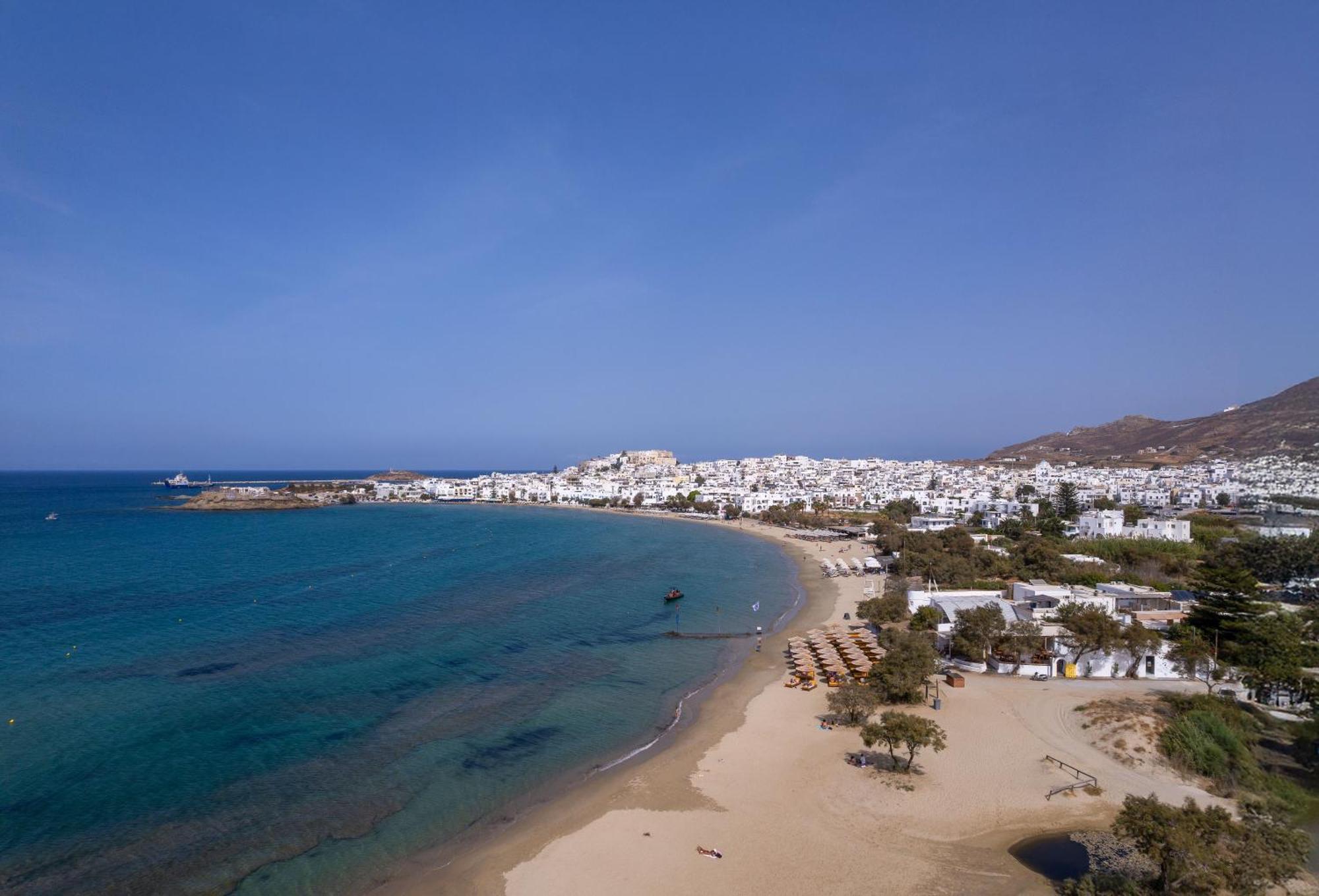Flisvos Beach Apartments Naxos City Екстер'єр фото