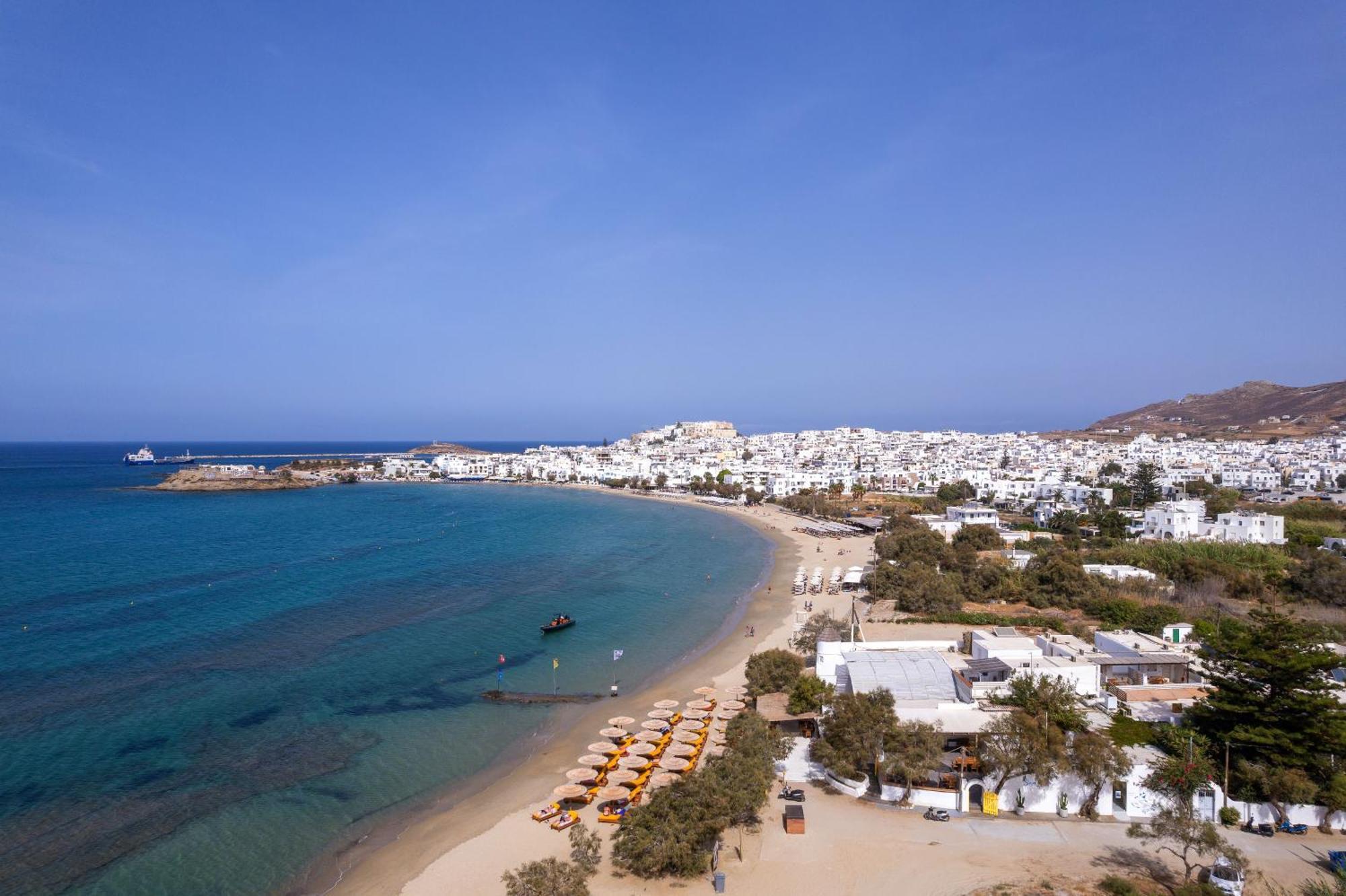 Flisvos Beach Apartments Naxos City Екстер'єр фото