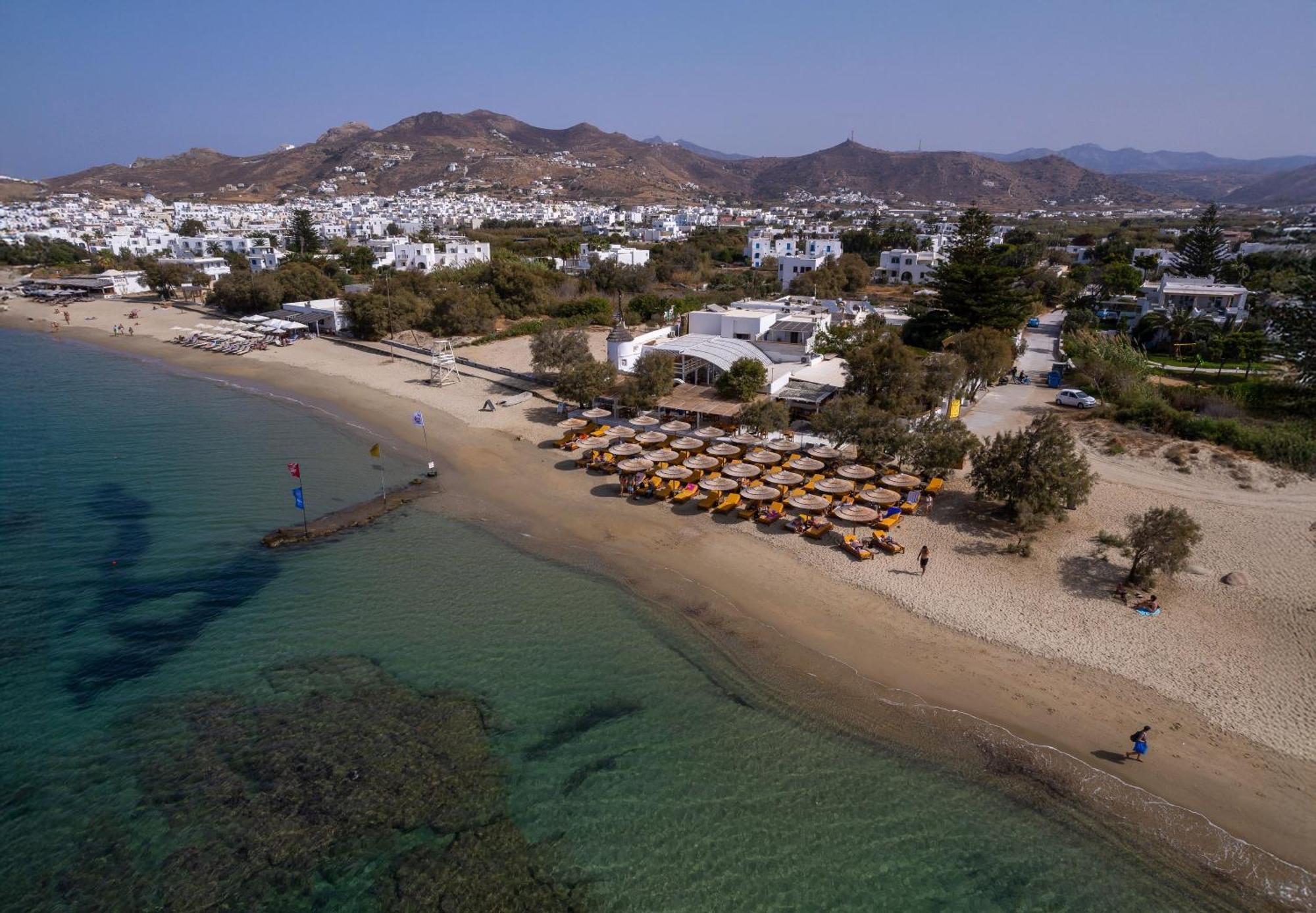 Flisvos Beach Apartments Naxos City Екстер'єр фото